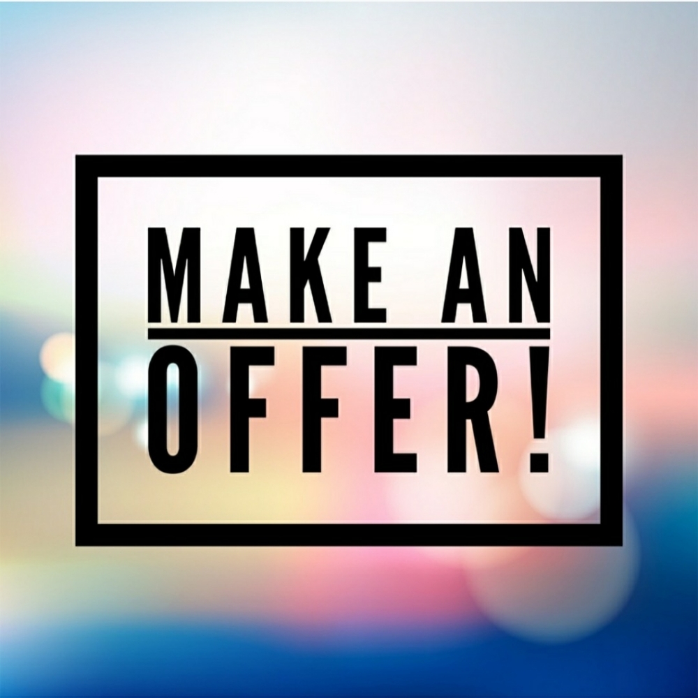 All reasonable offers accepted!